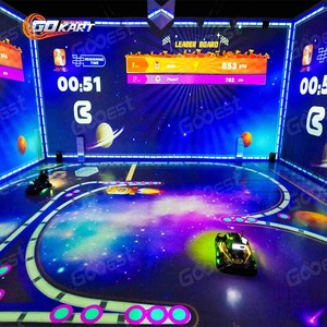 Jeu de karting interactif en réalité virtuelle avec projecteur pour le plaisir familial et les centres de divertissement - Product Image 5
