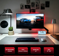 Monitor Gaming OEM ODM de 27 Pulgadas, Plano, QHD 2K, 180Hz, con Soporte Ajustable en Altura, para Escritorio, Hogar, PC