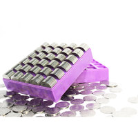 Médaillon de pièce de monnaie plaqué argent en alliage de zinc personnalisé, pièce de supermarché et pièce commémorative de jeton en métal de console
