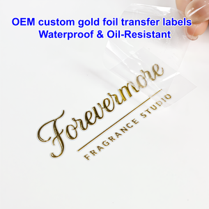 Etiquetas Adhesivas de Transferencia de Lámina Dorada de Lujo Personalizadas OEM Directas de Fábrica - Etiquetas de Transferencia Mate/Brillante para Botellas de Fragancias - Product Image 2