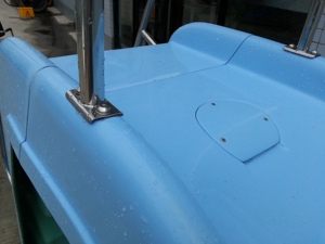 Cao cấp hồ bơi ngoài trời sợi thủy tinh trượt Tính năng nước tư nhân bán cho chủ sở hữu hồ bơi - Product Image 6