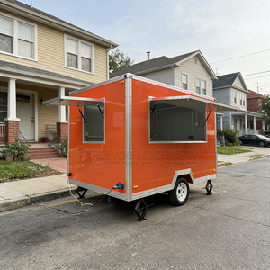 Remolque de Concesión Personalizado para Producción de Bebidas Callejeras con Mostrador Refrigerado - Product Image 4