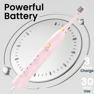 नए स्मार्ट वयस्क नरम बालों को उच्च आवृत्ति कंपन चुंबकीय समतल ध्वनि तरबूज जल-प्रूफ इलेक्ट्रिक टूथपेस्ट 5 मोड - Product Image 6