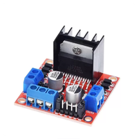 Modul Papan Penggerak Motor L298N untuk Motor Stepper DC, Aksesori Robot Kendaraan Cerdas