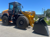 Chargeuse sur pneus 838T de 13,5 tonnes avec système de freinage à disque humide pour une utilisation sûre et stable lors du chargement de matériaux de construction