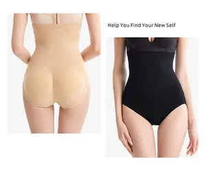 Kustom Shaperwear Bodysuit 529 # celana dalam empuk wanita seksi pembentuk tubuh pantat celana dalam pinggang tinggi pakaian dalam sejuk
