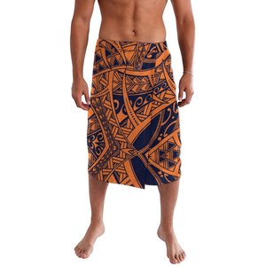 Polynésien <span class=keywords><strong>Chic</strong></span> Fidji Samoa Tribal vêtements pour homme personnalisé votre conception Ie Faitaga décontracté hommes vêtements Offre Spéciale Lavalava livraison directe - Product Image 4