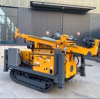 Vente en gros de moteur diesel 60HP haute efficacité 200m machine de forage d'eau type chenille machine de forage de puits d'eau