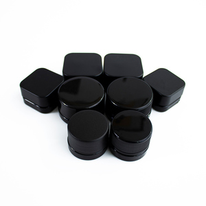 Frascos de Vidrio Negros Redondos y Cuadrados de 5g para Envasado de Concentrados, Frascos de Vidrio Resistentes a los Niños - Product Image 3