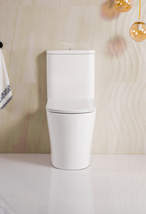 Australie WaterMark Comfort hauteur cyclone rinçage au mur deux pièces suites de toilettes nano glaçure céramique P-trap WC toilette - Product Image 2