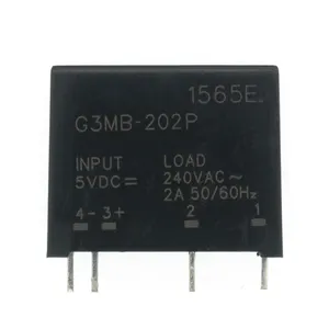 Solid state relay G3MB-202P-5VDC G3MB-202P-5V G3MB-202P DC-AC PCB SSR In 5VDC,Out 240V AC 2A