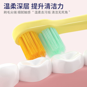 Cepillo de Dientes OralGos para Niños de 1 a 3 Años, Cerdas Suaves, Diseño de Pétalos 3D, para el Cuidado Bucal Infantil - Product Image 4