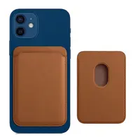 Für Iphone12 Pocket Men Custom Case Magnetische Rfid Telefon Leder Brieftasche Business Credit Mag safing Karten halter