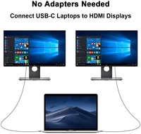 Cable de Audio y Video USB C a HDMI 4K 60Hz para MacBook Pro, iPad Pro, Samsung y Más