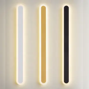 Stair Lounge Porch Led Light Indoor Modern Gold Luxury Hotel Wall Lamps Interior