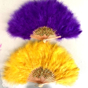Éventails en plumes colorés en gros pour <span class=keywords><strong>bouquet</strong></span> <span class=keywords><strong>de</strong></span> <span class=keywords><strong>mariée</strong></span>, fête <span class=keywords><strong>de</strong></span> mariage, spectacle <span class=keywords><strong>de</strong></span> danse - Product Image 3