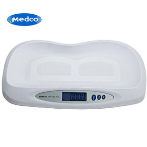 Báscula Digital para Bebés EBST-20, Báscula Ovalada Blanca Antideslizante para Uso Doméstico, 20 kg Máximo, Precisión de 5 g, Funciona con Batería - Product Image 3