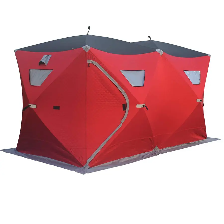 5-6 Persoon Ice Tent Draagbare Geïsoleerde Sauna Tent Voor Vissen Of Camping In Winter Met Jack Gat