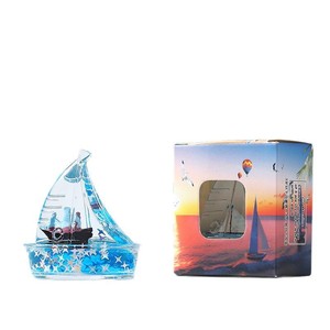 Bouteille flottante créative en acrylique en forme de <span class=keywords><strong>petit</strong></span> bateau, best-seller, ornement de bureau, mini-paysage d'aquarium, décoration DIY - Product Image 5
