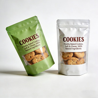 Sachets Doypack en PE/MOPP/VMPET pour biscuits, petits sacs en plastique pour emballage alimentaire, bonbons et gommes avec petite fenêtre transparente