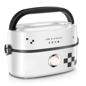Conteneur en céramique de 1L adapté, boîte à lunch portable avec poignée, boîte bento pour cuire du riz et réchauffer les aliments, mini cuiseur à riz - Product Image 5