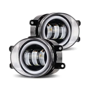 LED ışıkları 30W melek gözü LED sis lambası lambaları için Toyota araba LED sis/sürüş ışıkları