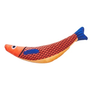 Factory Wholesale Durable Eco-Friendly Funny <b>Cat</b> Simulation Fish Toy Grinding Teeth and Chewing <b>Plush</b> Catnip Fish - Product Image 1
