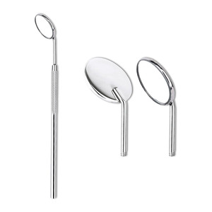 Espejo Bucal Dental de Acero Inoxidable a Precio Económico, Instrumentos Dentales, Espejo de Inspección Dental Profesional para Uso Odontológico en Venta - Product Image 1