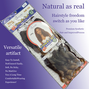 Offre Exceptionnelle : Cheveux au <span class=keywords><strong>Crochet</strong></span> Bouclés à la Française 6X de 12 Pouces, Pré-Bouclés, Ondulés Souples, Sans Perte ni Enchevêtrement, Commande en Gros Abordable - Product Image 5