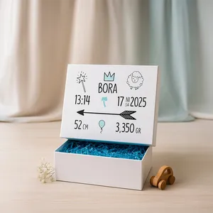 Caja de Regalo para Bebé Personalizada con Diseño de Bienvenida, Set de Regalo para Baby Shower - Product Image 2