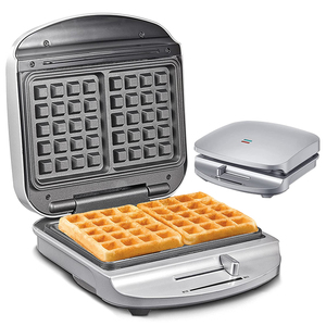 Máquina eléctrica para hacer gofres <span class=keywords><strong>de</strong></span> acero inoxidable, plancha para gofres belgas con Dial <span class=keywords><strong>de</strong></span> temperatura ajustable, placas antiadherentes - Product Image 6