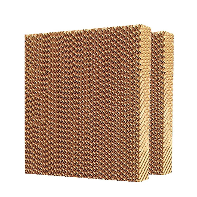 Honeycomb Cellulose Evaporative Cooling Pad, High Water Absorption Air Cooler Water Curtain for Greenhouse & Workshop