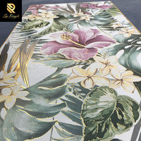 Springletile 600x1200 Blumenmuster Gold Keramik Küche Grüner Boden Badezimmer Showroom Ideen Wandfliesen