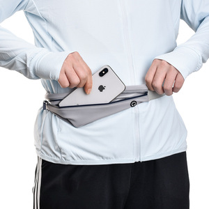 Outdoor Sports Waist Pack With Cell Phone Pocket Waterproof Adjustable <b>Elastic</b> <b>Belt</b> For Running Fitness Cycling Hiking - Product Image 2