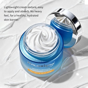 Crème HALORINNA pour peaux sensibles 50g, apaise instantanément l'inconfort cutané, hydratation longue durée, minimise les ridules, soin quotidien de la peau - Product Image 3