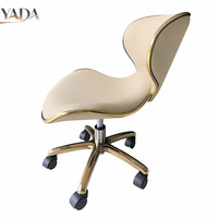 Meilleur vendeur en Europe/États-Unis - Tabouret pivotant pour esthéticienne de salon de manucure avec roulettes, hauteur réglable, chaise de technicien YADA