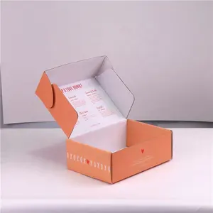 カスタムパッケージバブルメーラー箱を開けるブランククラフト折りたたみ式メーラー配送ボックス封筒付きフォーム裏地付きボックス食品カートン