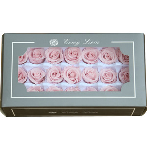Roses éternelles écologiques en gros, diamètre 2-3 cm, 21 pièces/boîte, têtes de roses réelles préservées dans une boîte cadeau - Product Image 2