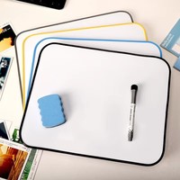 Tableau blanc magnétique à bords souples en métal format A4/A5, en fer blanc et PET, effaçable simple ou double face, pour usage domestique et commercial