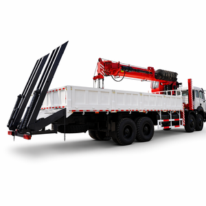 Grue montée sur camion XINFEIGONG, châssis 8x8, 20 tonnes, flèche télescopique à 6 sections, fonction tarière de forage, pompe hydraulique, levage 25m - Product Image 3