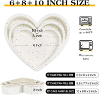 Moule à gâteau en silicone SILIKOLOVE en forme de cœur, antiadhésif, sans BPA, certifié LFGB, pour pain, brownie, idéal pour les anniversaires et les mariages