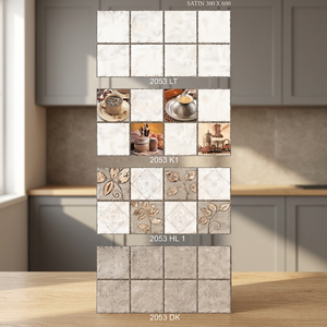 Luxury Modern Digital Wall Tiles 300x600mm Ceramic Glossy Tiles for Hotel Kitchen 30x60 12x24 Wall and Floor Porcelain Design - Product Image 1
