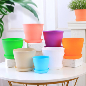 Pot de pépinière en plastique coloré, forme classique, pour plantes, fleurs et succulentes, idéal pour les centres commerciaux et les jardins – Prix usine - Product Image 4