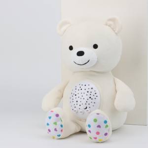 Ours électrique en peluche lavable avec projecteur ciel étoilé, jouet en peluche apaisant, lavable, avec <span class=keywords><strong>veilleuse</strong></span>, pour noël 35CM - Product Image 6