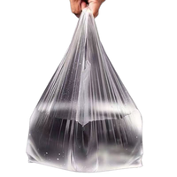 Plastiek produce zakken op rol, HDPE transparant, doorzichtige voedselbewaarzakken voor brood, fruit en groenten