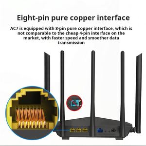 Nuevo Router X607 Ac7 Ac1200 Wifi de Doble Banda, Extensor de Red Inalámbrico con 5 Antenas de Alta Ganancia - Product Image 2