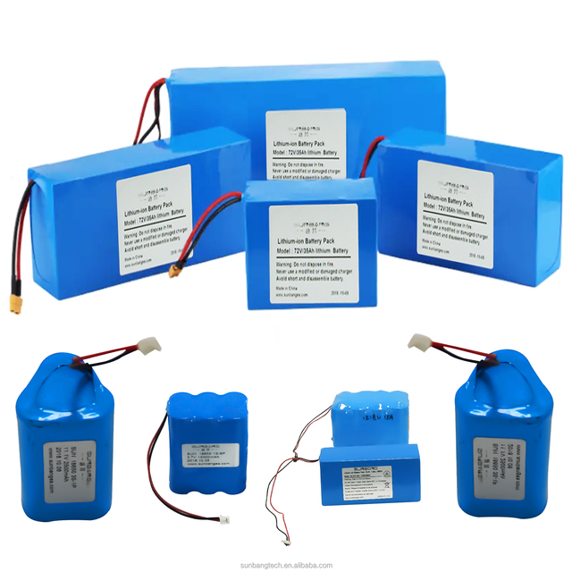 Lithium Ion Battery Pack 18650 21700 32700 Cell 3.7V 7.4V 11.1V 14.8V 2500mAh 3000mAh 5000mAh 6000mAh 6600mAh Li Ion Batteries