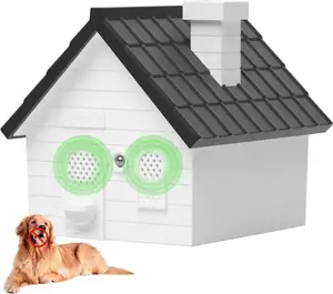 Amazon kuş evi sabit köpek caydırıcı eğitim kapalı açık ultrasonik Sonic Anti-Stop hayır Bark kontrol cihazı