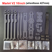 Kit de châssis de drone FPV MAK4 V2 en fibre de carbone pour drones de 7 à 18 pouces, avec bras de châssis et accessoires de dessin CNC personnalisés