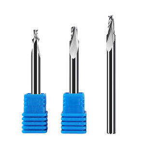 Jinchuan nhập khẩu vonfram thép hai lưỡi xoắn ốc cắt cho Nhựa/Acrylic tấm cắt với chamfering CNC công cụ - Product Image 4